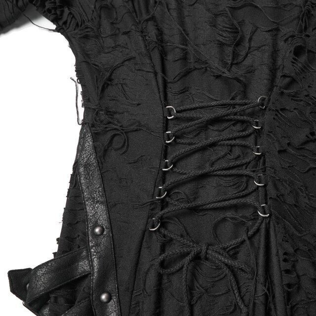 Punk Rave Endzeit Fetzenkleid Queen of Ruins XL-XXL