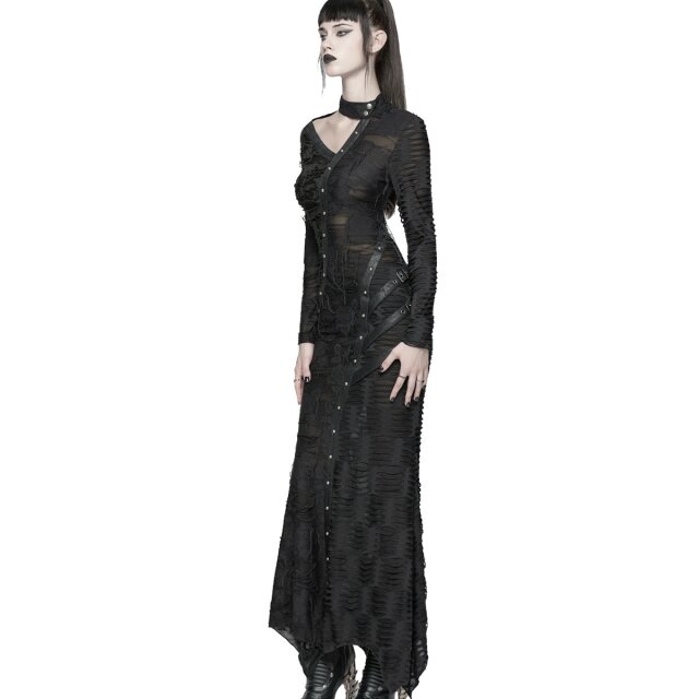 Punk Rave Endzeit Fetzenkleid Queen of Ruins XL-XXL