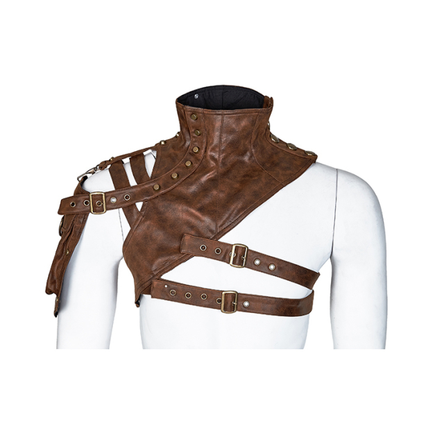 Gothic / LARP / Middle Ages collar Falcon with upper arm pocket