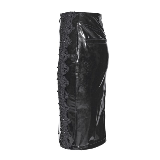 PUNK RAVE vinyl pencil skirt Lust & Lace