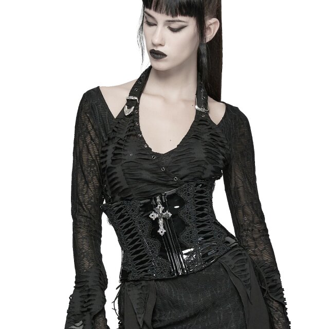 Punk Rave Lack-Korsagengürtel Bound in Lace XL-XXL
