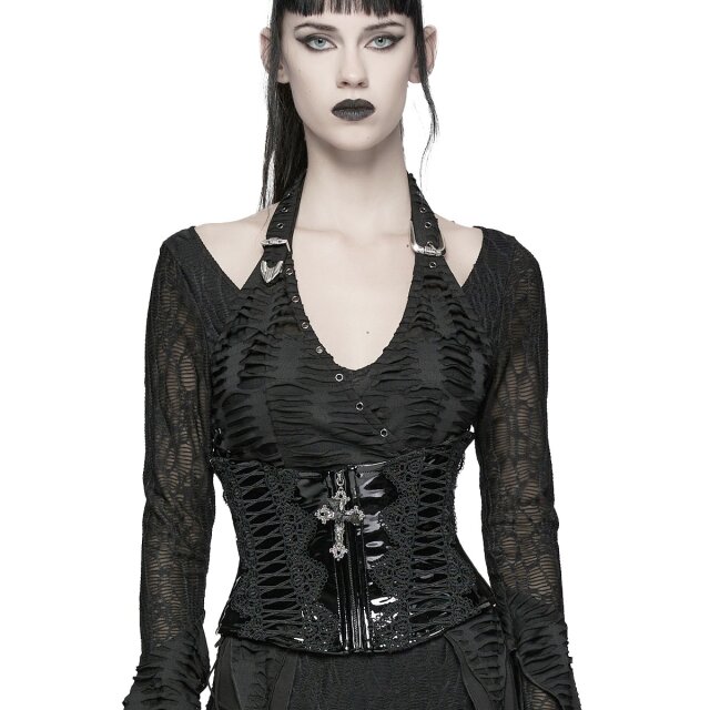 Punk Rave Lack-Korsagengürtel Bound in Lace XL-XXL