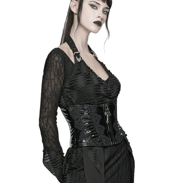 Punk Rave Lack-Korsagengürtel Bound in Lace XL-XXL