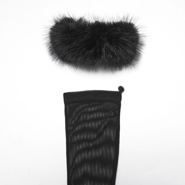 Punk Rave long mesh gloves Noctura’s Claws