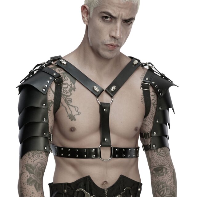 Punk Rave men’s harness (WS-853BK) made of faux...