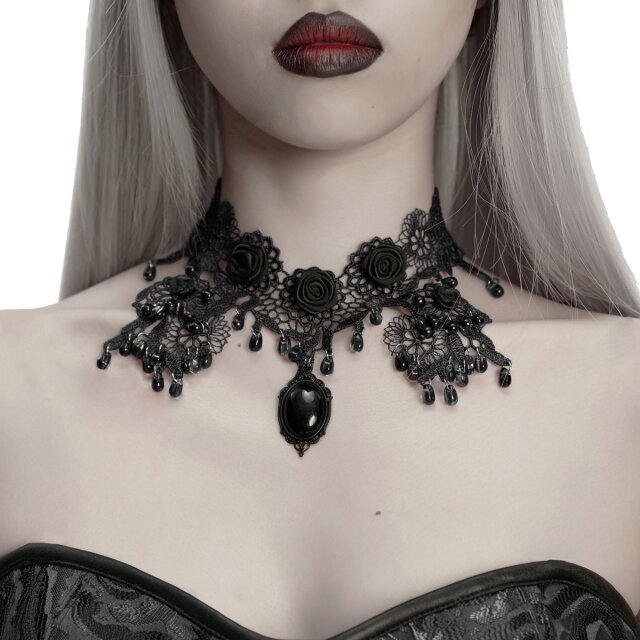 Punk Rave Spitzenchoker Nachterbe