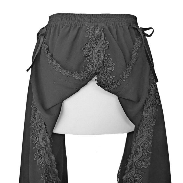 Knöchellanger Rock der O "La Marque Noire"