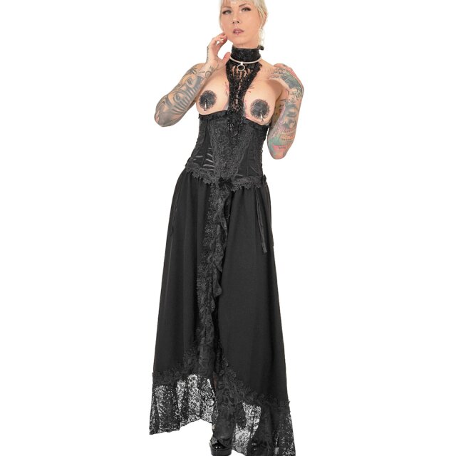Knöchellanger Rock der O "La Marque Noire" S (XS-S)