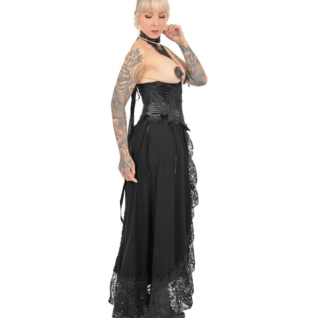 Knöchellanger Rock der O "La Marque Noire" S (XS-S)