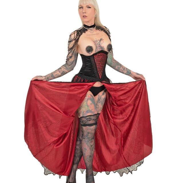 Corset ‘Tears of O’ with velvet and sequins