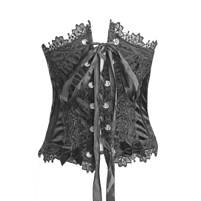 Velvet corset ‘La Marque Noire’