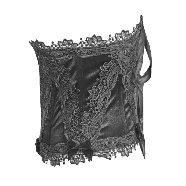 Velvet corset ‘La Marque Noire’
