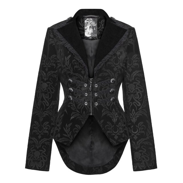 Punk Rave Velvet Jacket Ebon Steed – Equestrian Gothic Elegance