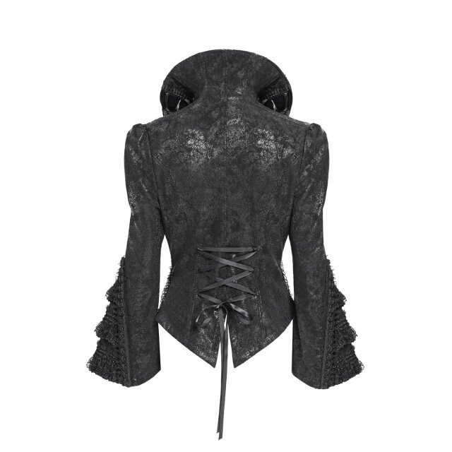 Opulente Victorian-Goth Damenjacke Tudors Legacy XL