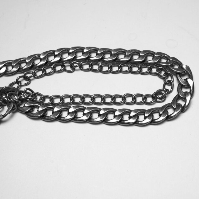 Punk Rave Geldbeutel-Kette Death Row Chain mit Totenköpfen