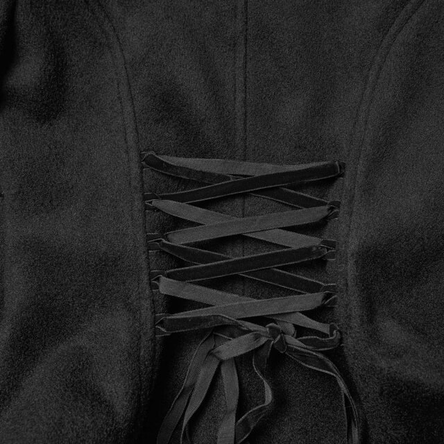 Punk Rave Kurzjacke Dark Etiquette in Layer-Optik
