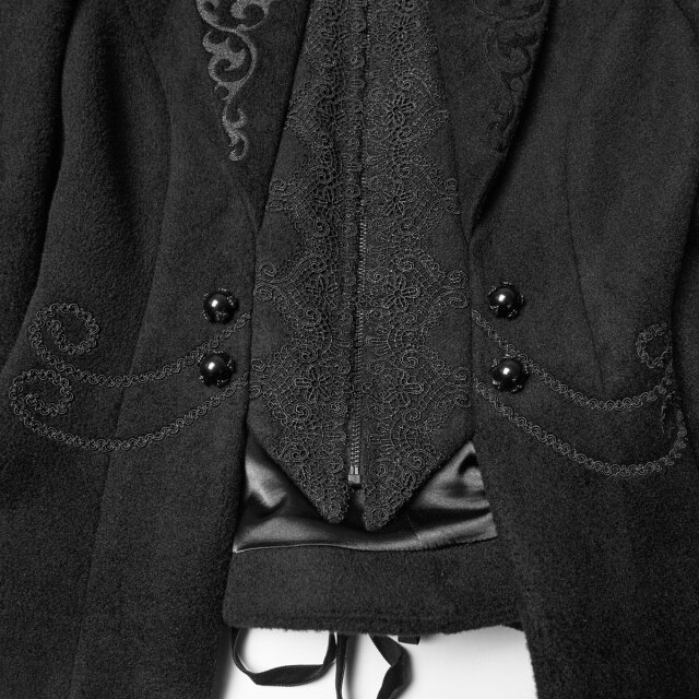 Punk Rave Kurzjacke Dark Etiquette in Layer-Optik M
