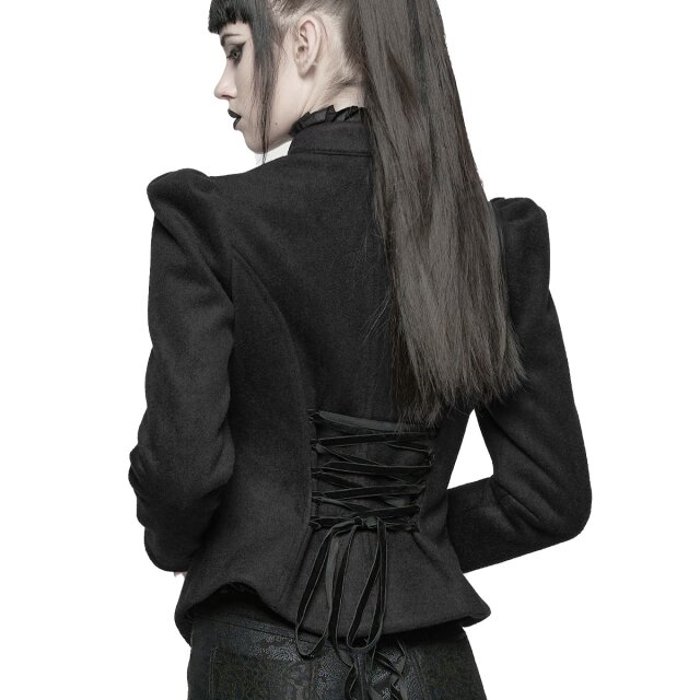 Punk Rave Kurzjacke Dark Etiquette in Layer-Optik M