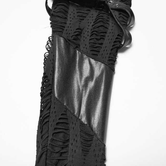 Punk Rave Postapokalypse Fetzen-Leggings Wasteland Slash M