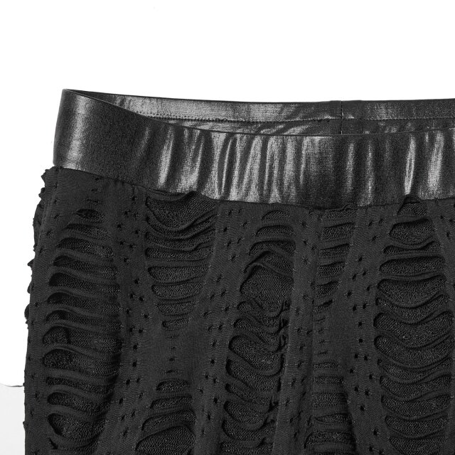 Punk Rave Postapokalypse Fetzen-Leggings Wasteland Slash S