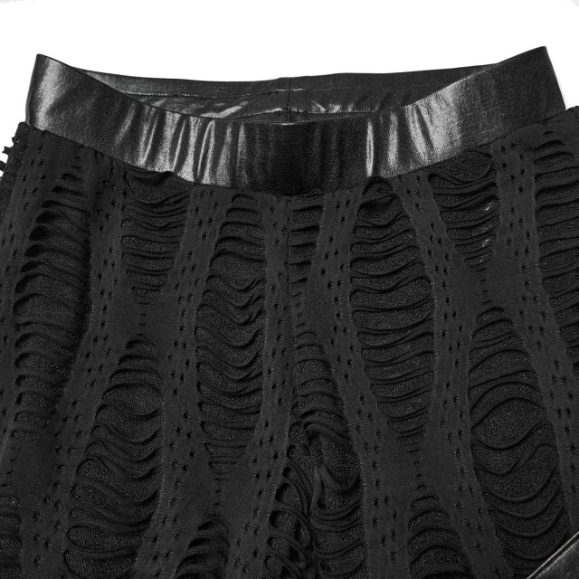 Punk Rave Post-Apocalypse Shredded Leggings Wasteland Slash