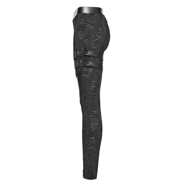Punk Rave Post-Apocalypse Shredded Leggings Wasteland Slash