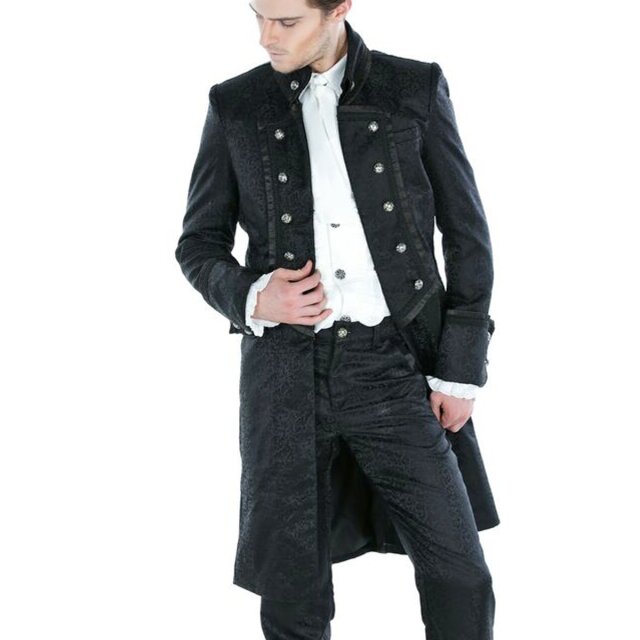 Eleganter Victorian-Goth Gehrock Legacy of Dusk XL