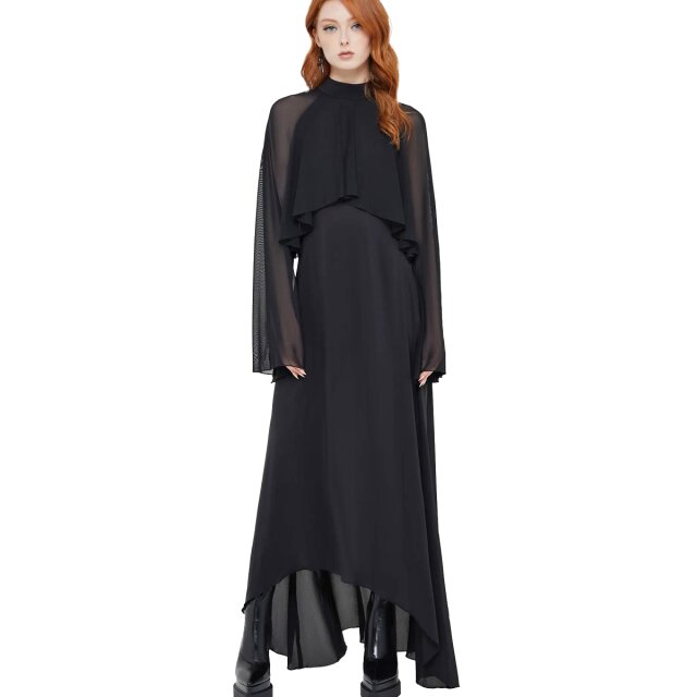 Maxikleid aus fließendem Chiffon mit...