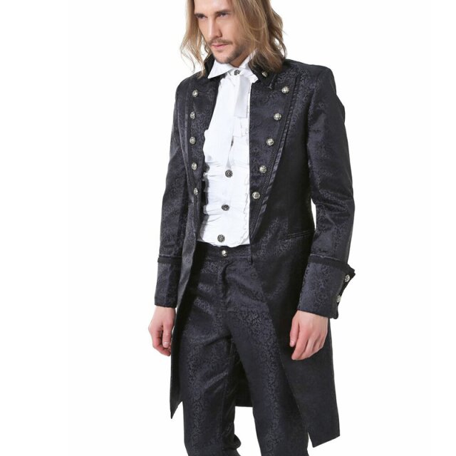 Eleganter Victorian Goth Cutaway Twilight Gala
