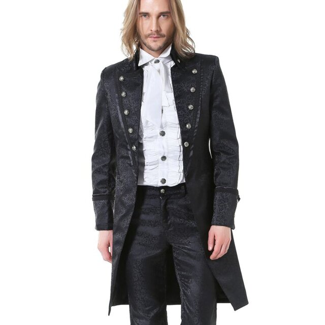 Eleganter Victorian Goth Cutaway Twilight Gala