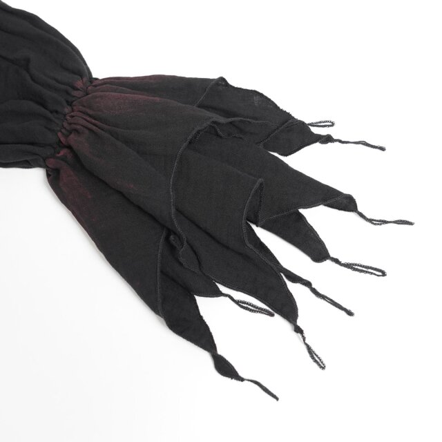 Black Devil Fashion Ruffle Shirt Bloodwoven Shadows