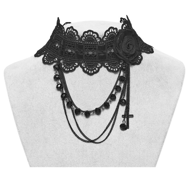 Punk Rave Gothic Choker Still My Heart