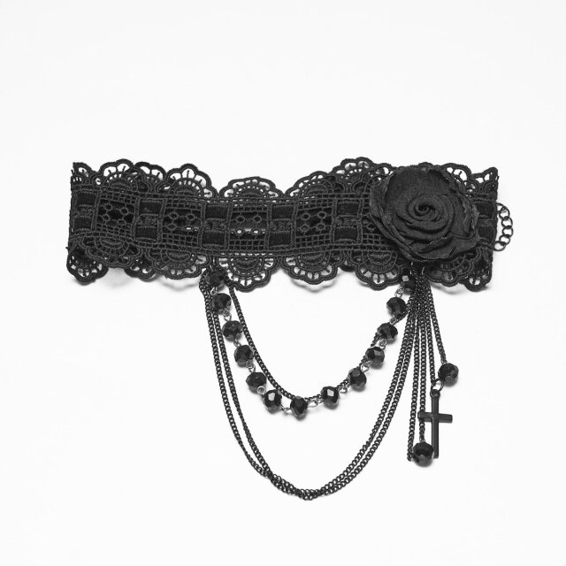Punk Rave Gothic-Choker Still My Heart