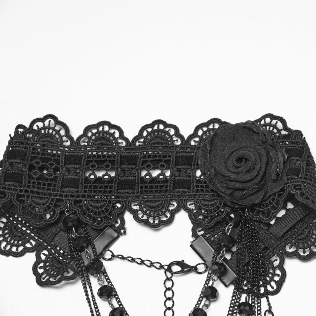 Punk Rave Gothic-Choker Still My Heart