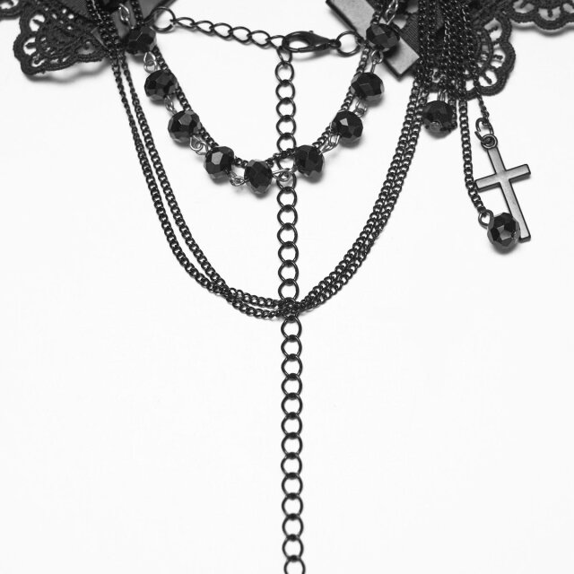Punk Rave Gothic-Choker Still My Heart