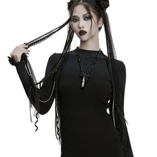 Punk Rave Pagan Hair Accessory with Bird Skull 1 Piece (Single-Pack)