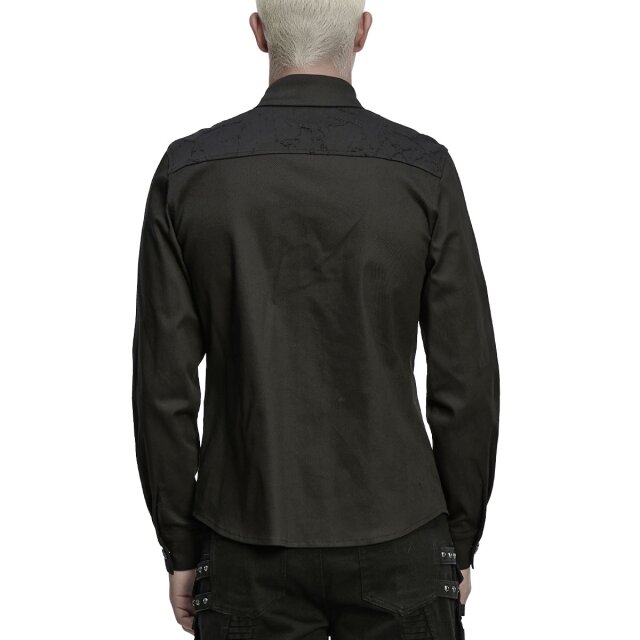 Punk Rave Gothic Hemd Quiet Remains 4XL