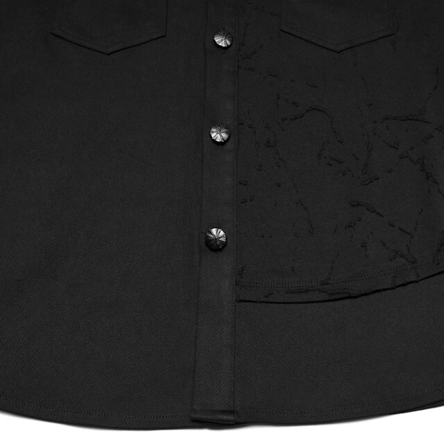 Punk Rave Gothic Hemd Quiet Remains 4XL