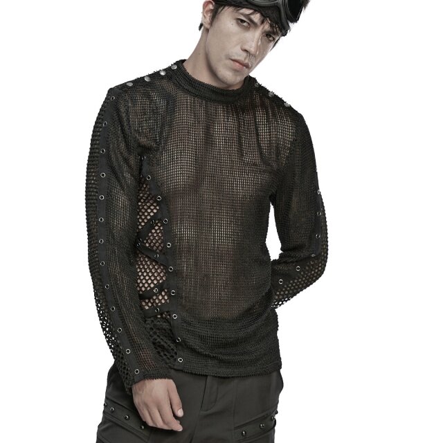 Punk Rave Mesh Longsleeve Without Witness