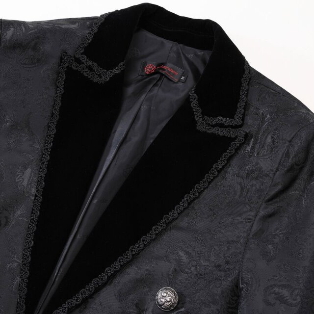 Eleganter Victorian Goth-Frack In Noble Shadow