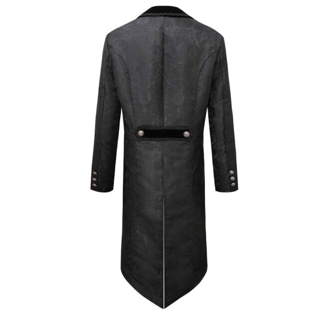 Eleganter Victorian Goth-Frack In Noble Shadow 3XL