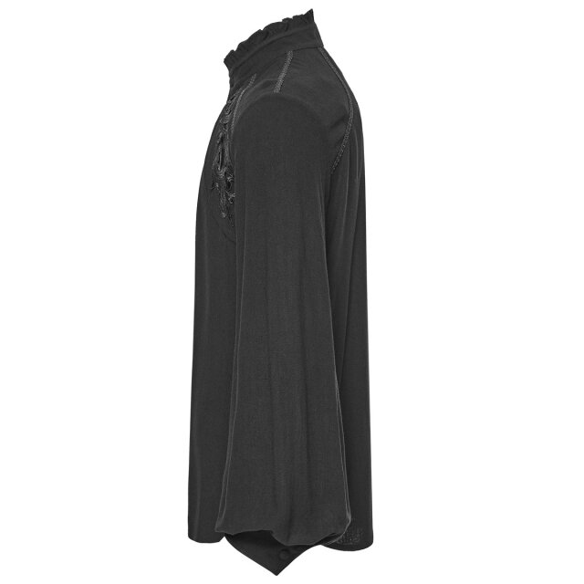 Victorian Men’s Shirt Stille Poesie with Lace