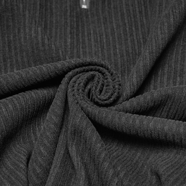 Punk Rave double ribbed long sleeve Unaffected with faux leather