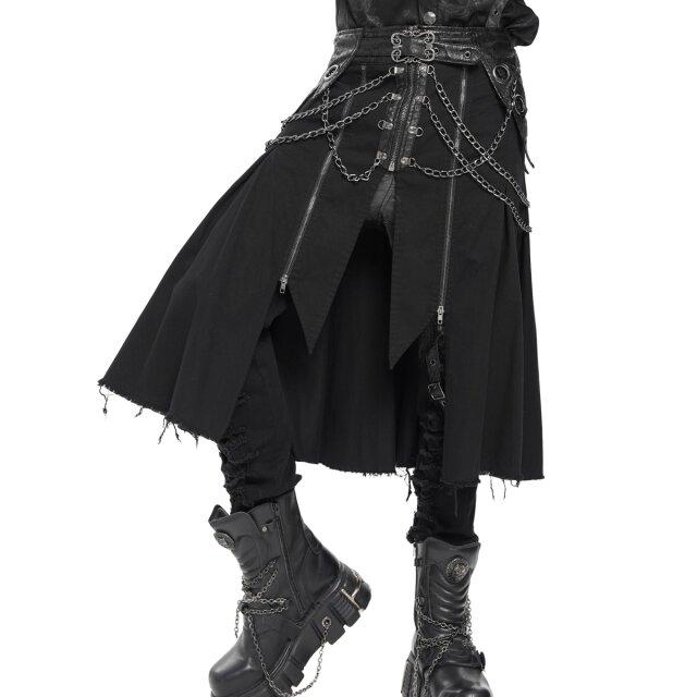 Gothic Kilt / Men’s Skirt After the Fall with Chains