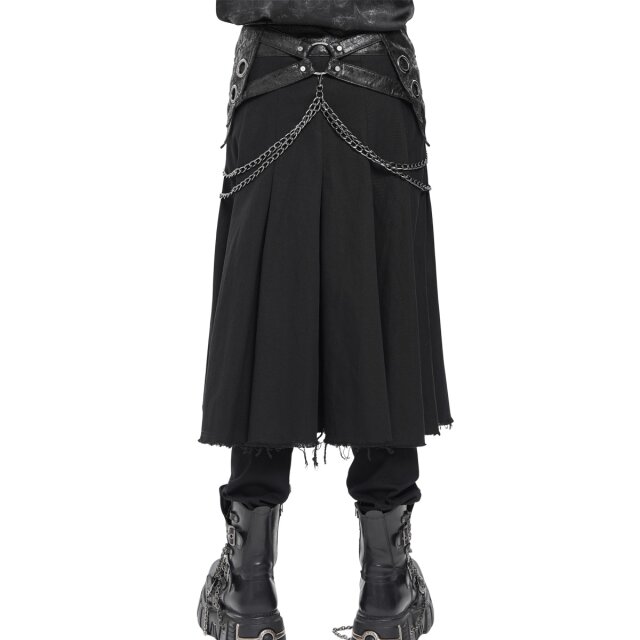 Gothic Kilt / Men’s Skirt After the Fall with Chains
