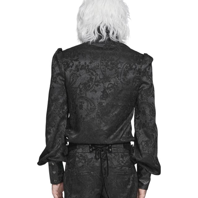 Devil Fashion Victorian-Goth-Hemd Dressed in Excess M
