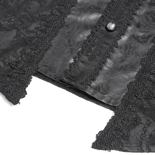 Devil Fashion Victorian-Goth-Hemd Dressed in Excess M