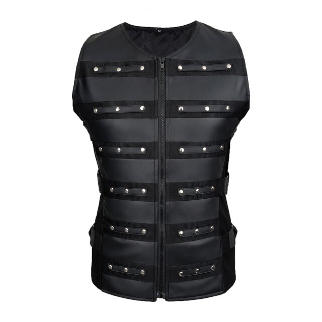Zügellos Button Vest Wetlook Tech-Wear-Waistcoat Hard Wired State