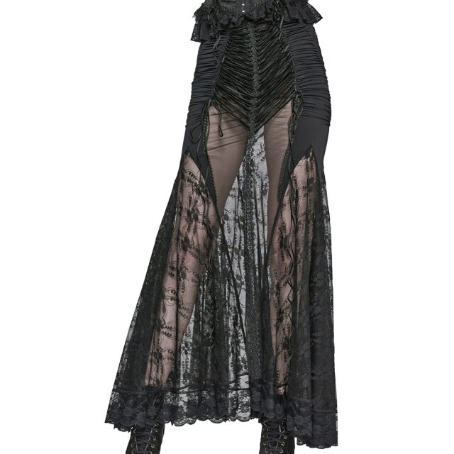 Long Transparent Punk Rave Skirt – Shadows & Laces