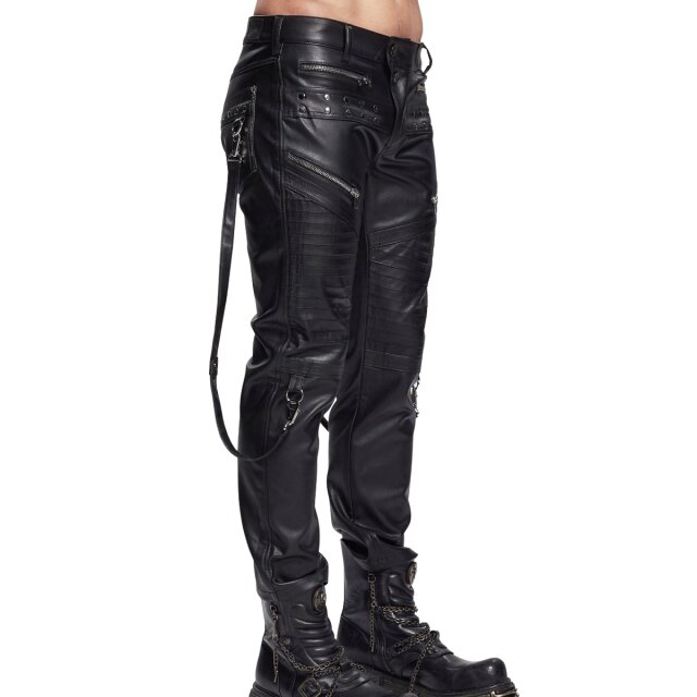 Zügellos Unisex Wetlook Pants Blackline Rebel